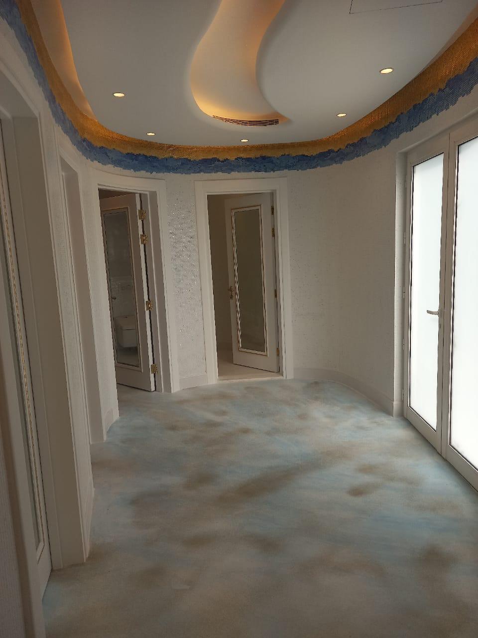 Poolside bathroom royal fit-out, private palace Riyadh — photo 4